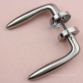 European Stainless steel door lever handle on plate